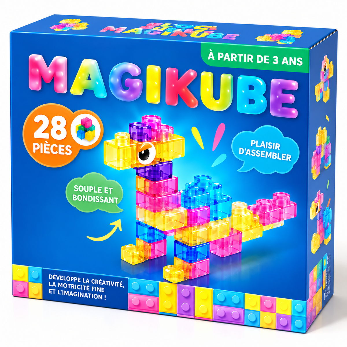 MAGIKUBE – Blocs de construction souples & sensoriels