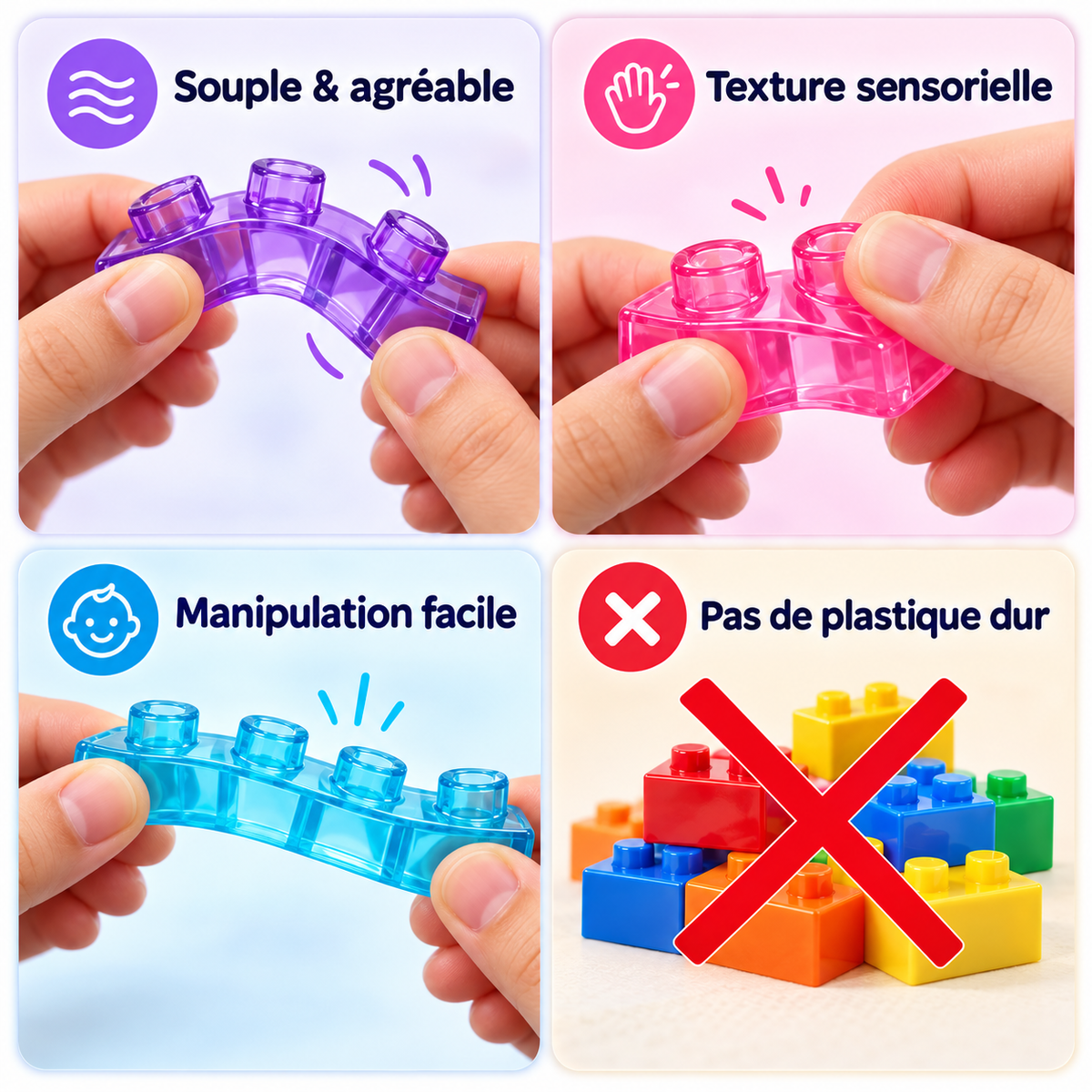 MAGIKUBE – Blocs de construction souples & sensoriels